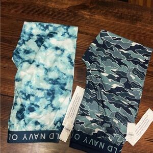 Old Navy Kids Blue and Teal Leggings Set